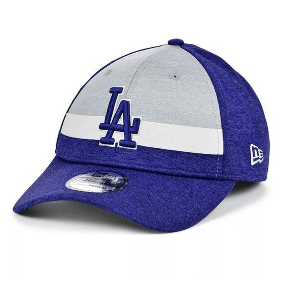 NEW ERA 39THIRY LOS ANGELES DODGERS STRIPED SHADOW Hat Size Medium / Large - Picture 1 of 4